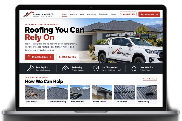 Roofing Website Design
