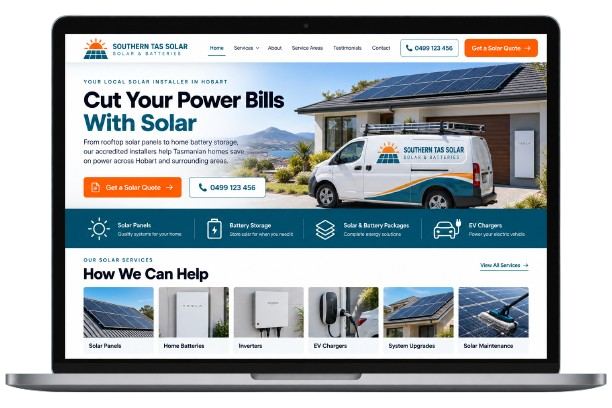 Solar Website Design